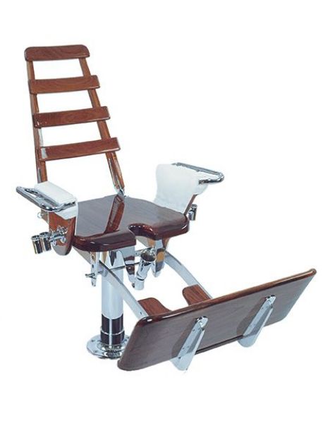 Picture of Pompanette INT15100 Large Marlin / Tuna with teak seatboard - 23" x 23"