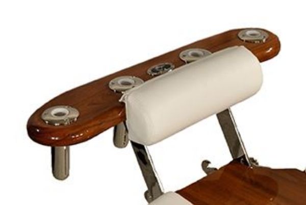 Picture of Pompanette INT5000 Teak Reverse Rocket Launcher - Chair mount